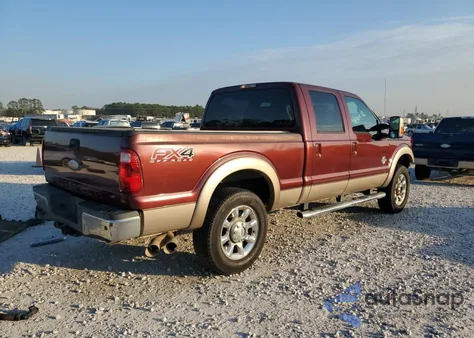 2012 Ford F250 Super Duty из США, поврежденный, VIN 1FT7W2BT8CEA23596